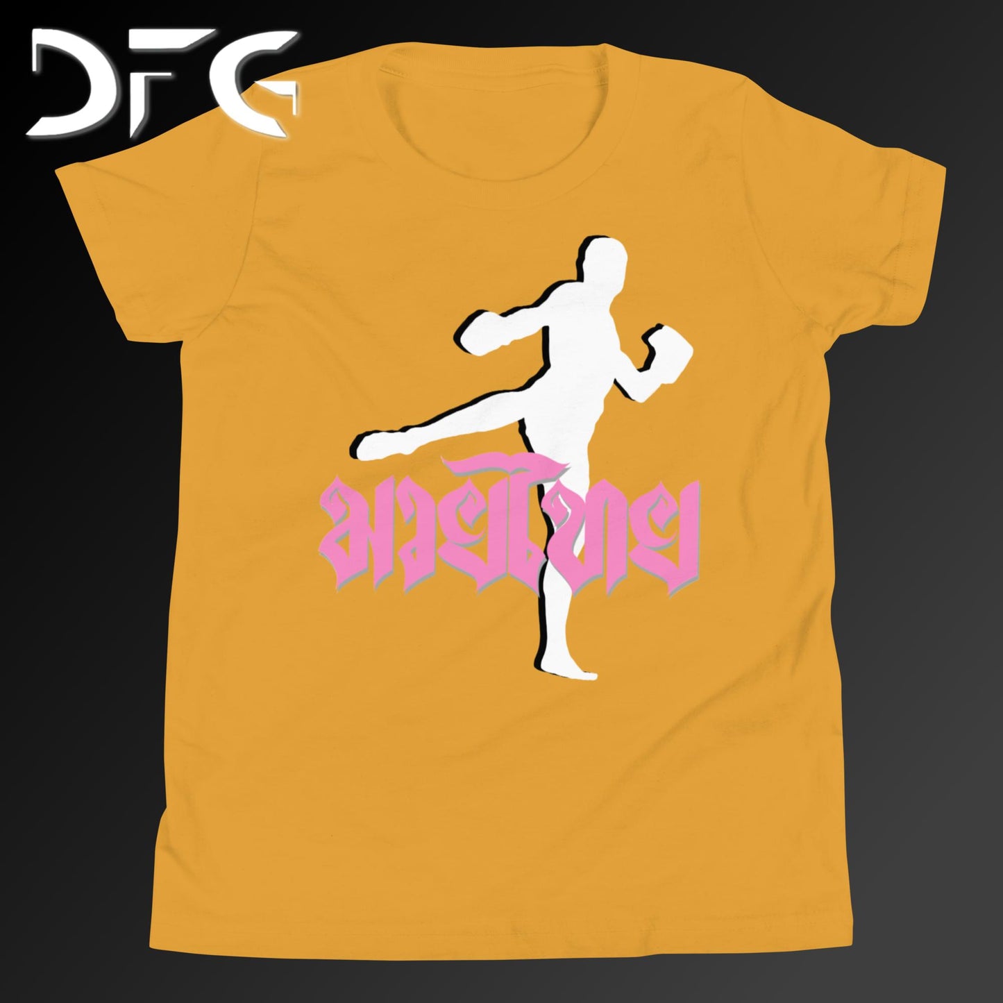 Youth Short-Sleeve T-Shirt Muay Thai Pink