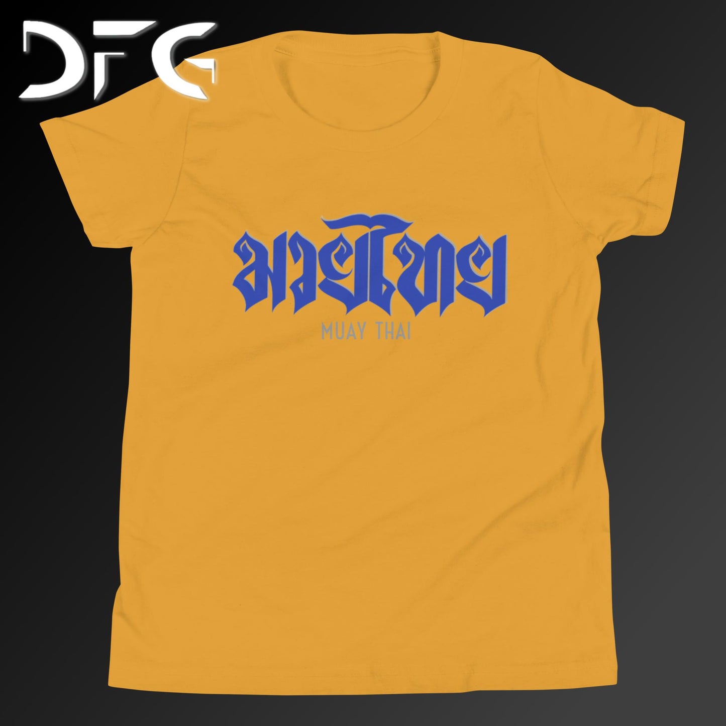 Youth Short-Sleeve T-Shirt Muay Thai Blue