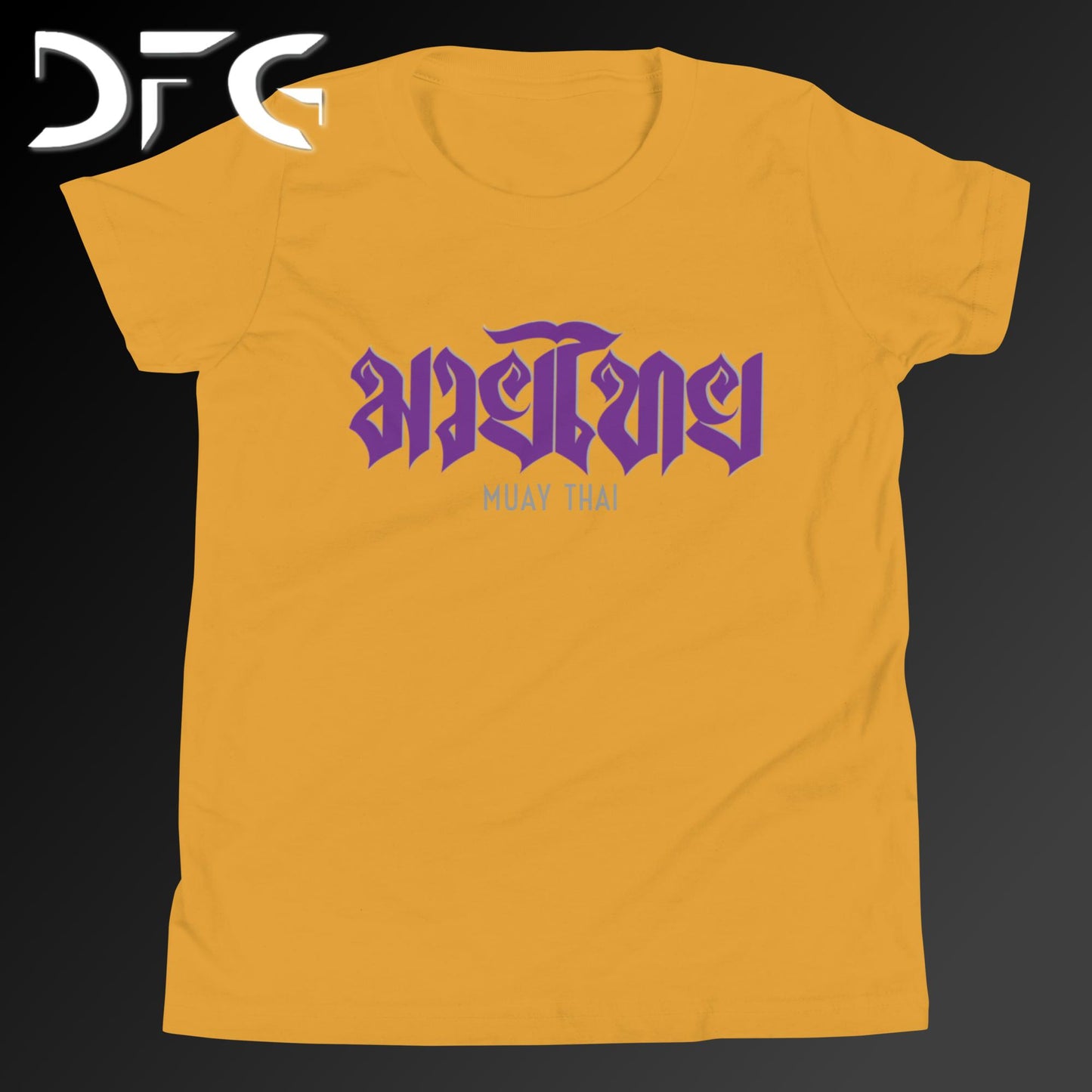 Youth Short-Sleeve T-Shirt Muay Thai Purple