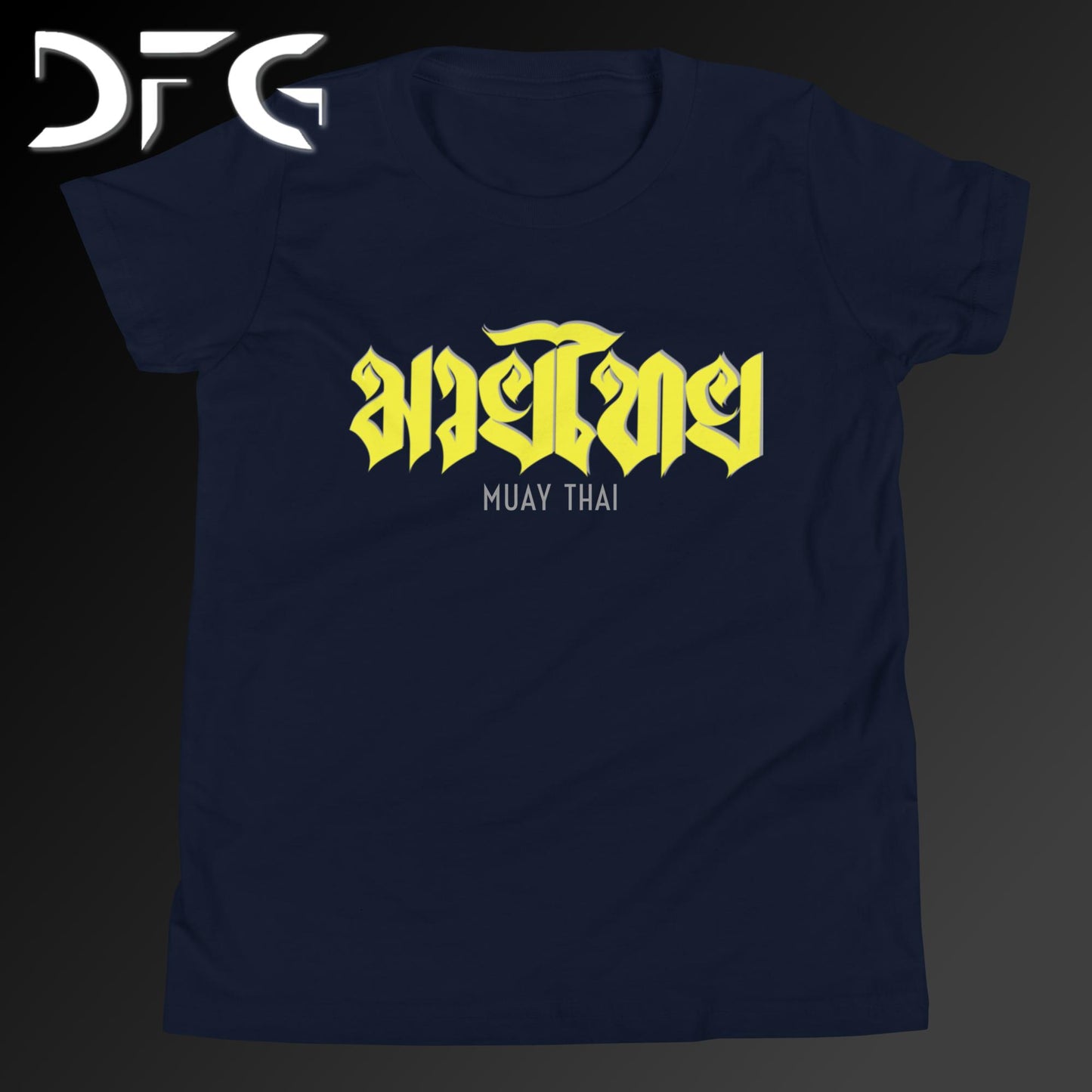 Youth Short-Sleeve T-Shirt Muay Thai Yellow