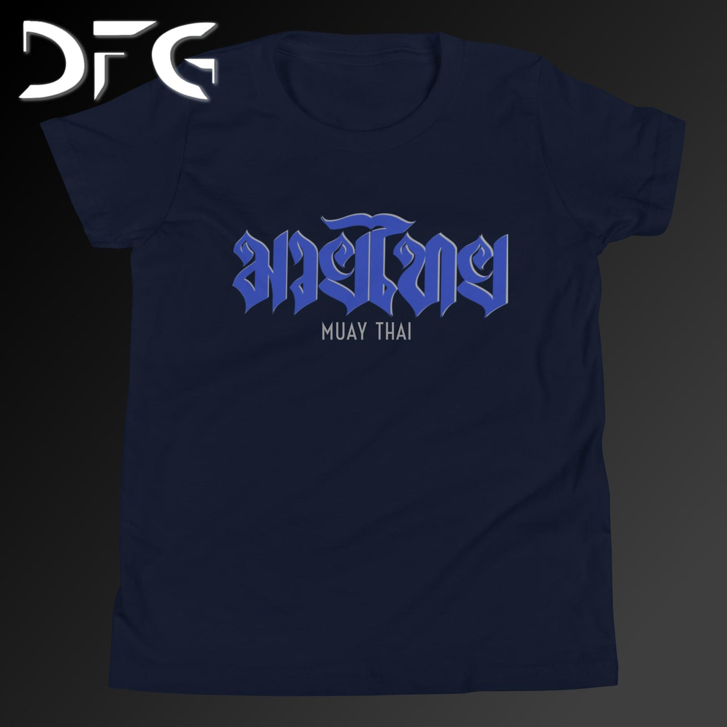 Youth Short-Sleeve T-Shirt Muay Thai Blue