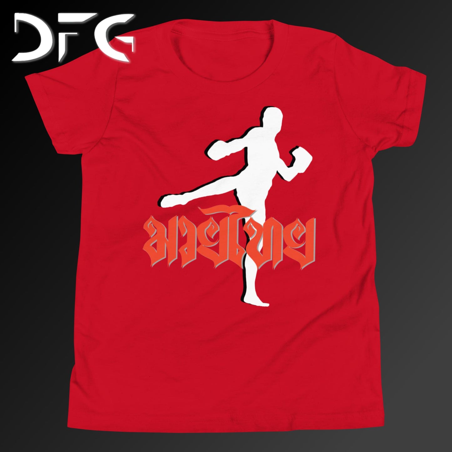 Youth Short-Sleeve T-Shirt Muay Thai Red