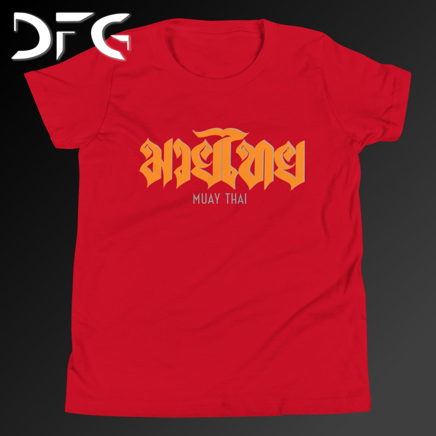 Youth Short-Sleeve T-Shirt Muay Thai Orange