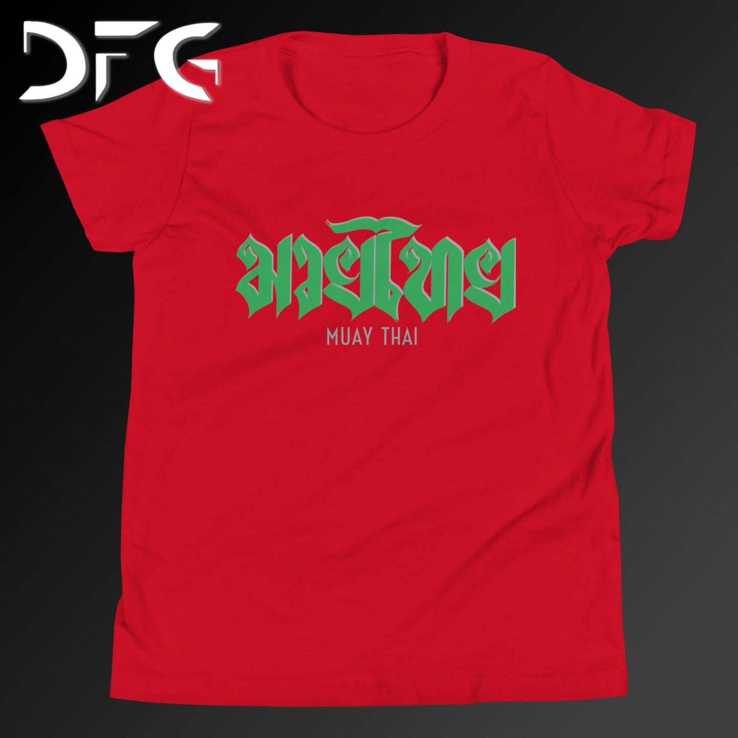 Youth Short-Sleeve T-Shirt Muay Thai Green