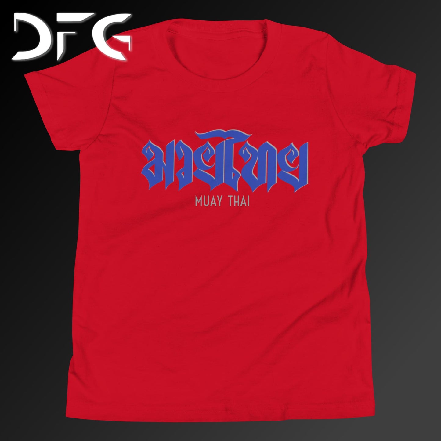 Youth Short-Sleeve T-Shirt Muay Thai Blue