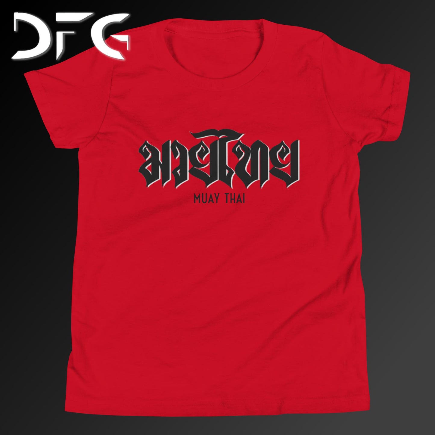 Youth Short-Sleeve T-Shirt Muay Thai Black