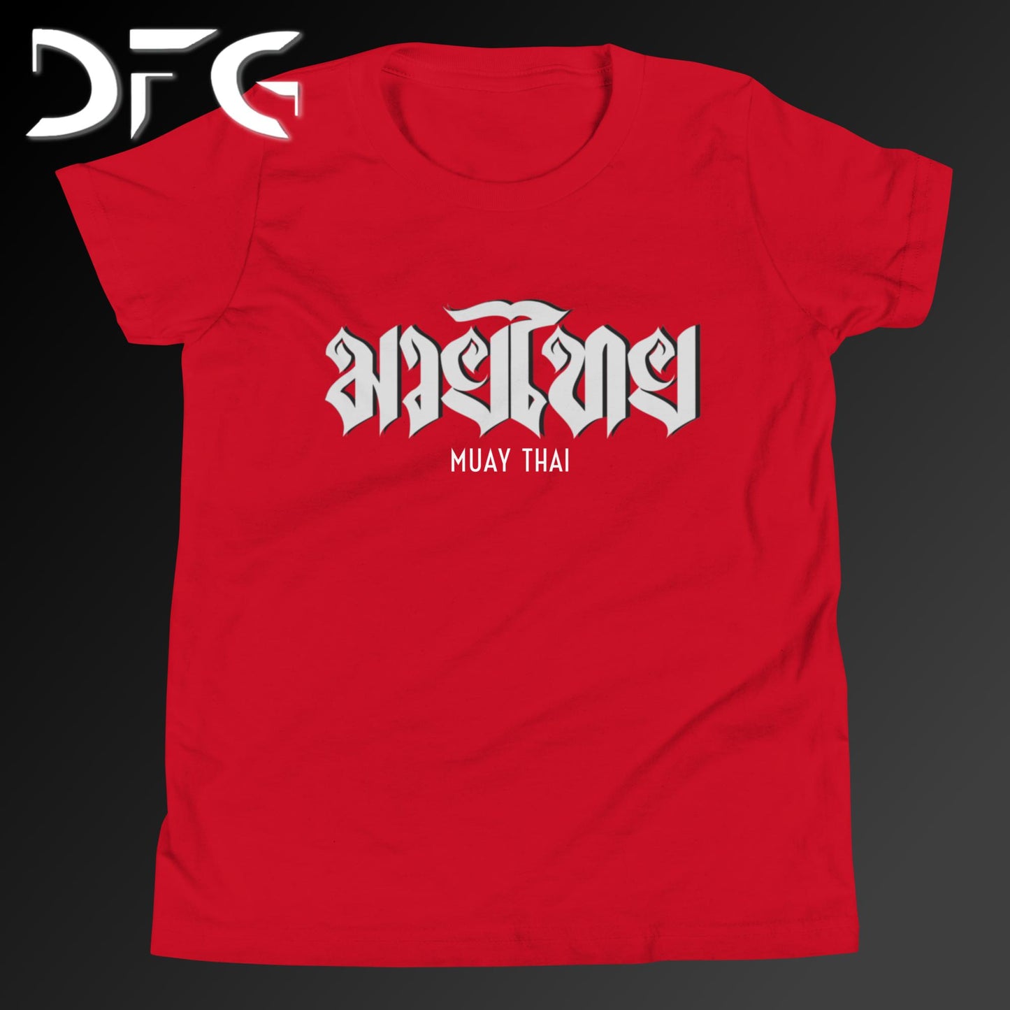 Youth Short-Sleeve T-Shirt Muay Thai White