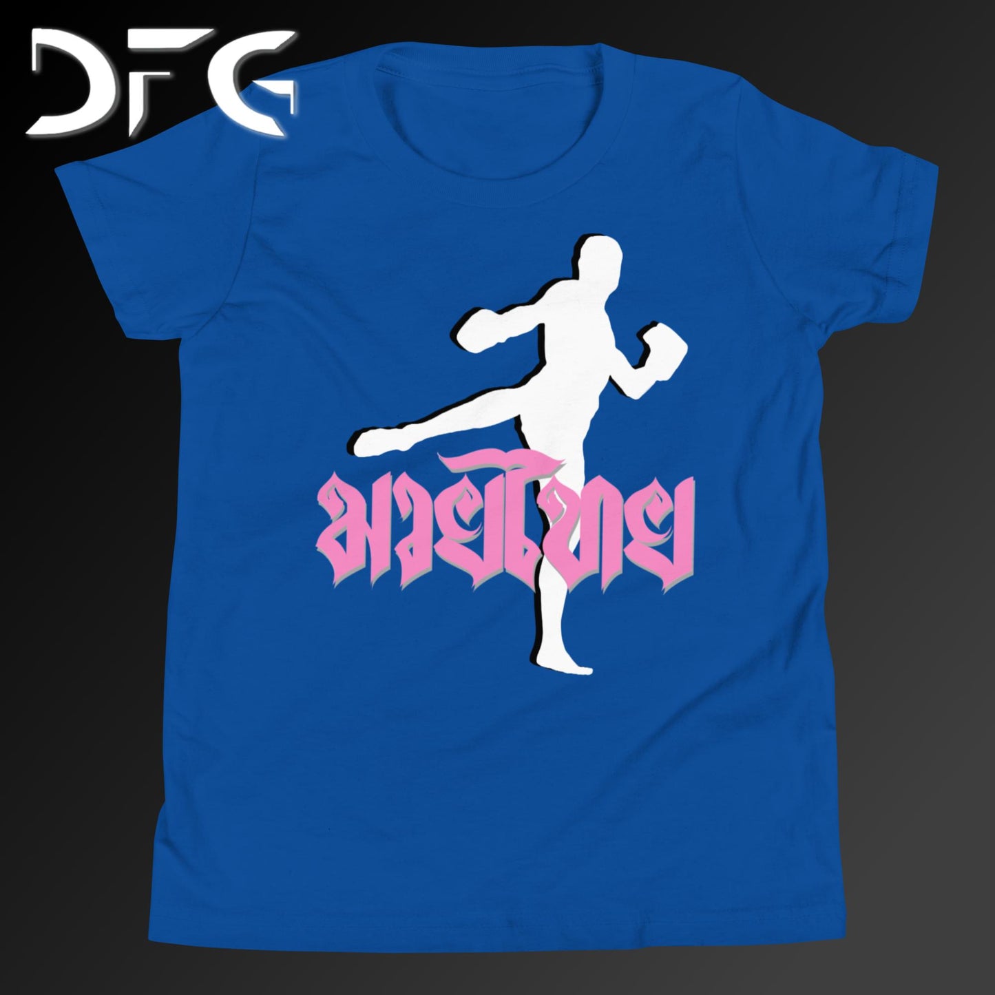 Youth Short-Sleeve T-Shirt Muay Thai Pink