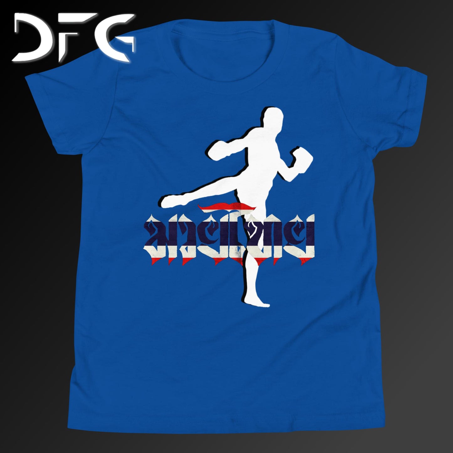 Youth Short-Sleeve T-Shirt Muay Thai Flag