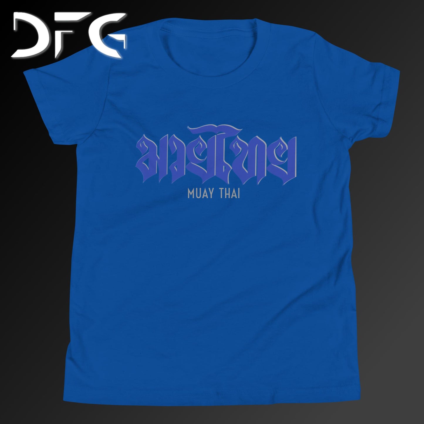 Youth Short-Sleeve T-Shirt Muay Thai Blue
