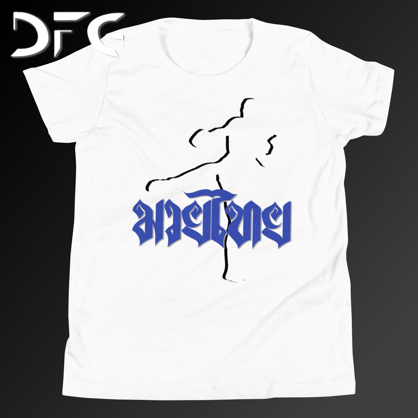 Youth Short-Sleeve T-Shirt Muay Thai Blue
