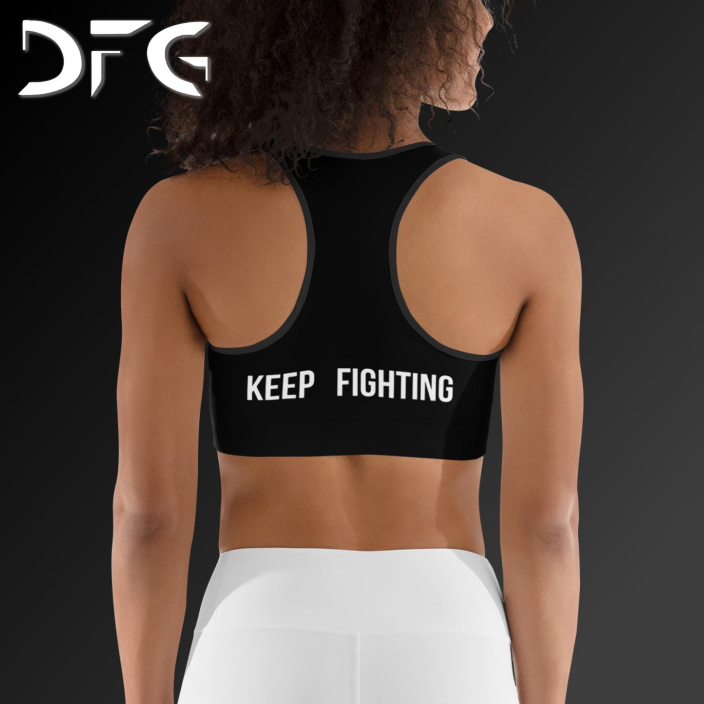 Simple Sports Bra Black/White