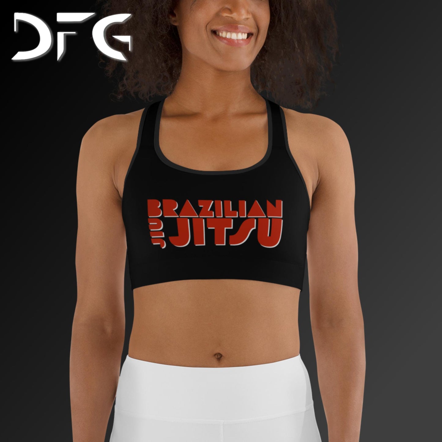Simple Sports Bra Red BJJ