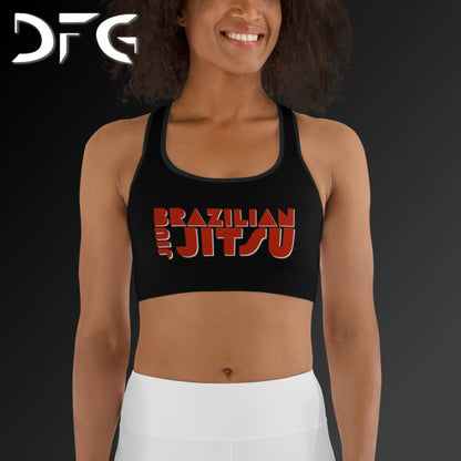 Simple Sports Bra Red BJJ