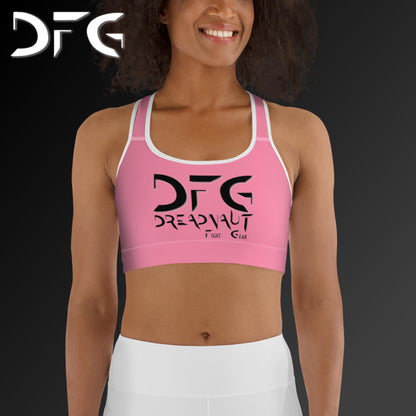Simple Sports Bra Pink/Black