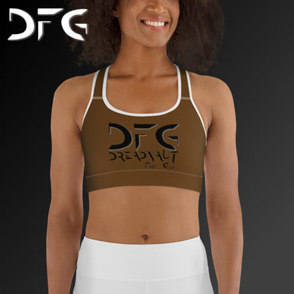 Simple Sports Bra Brown/Black