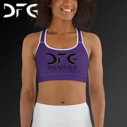 Simple Sports Bra Purple/Black