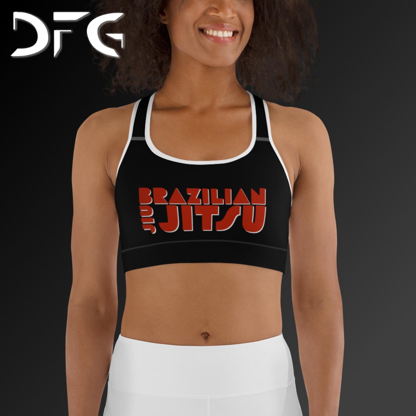 Simple Sports Bra Red BJJ