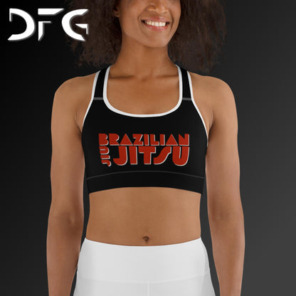Simple Sports Bra Red BJJ