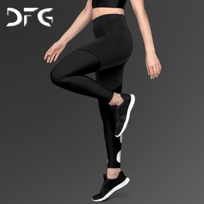 Feminine-Fit Squat-Proof Leggings Jiu-Jitsu White