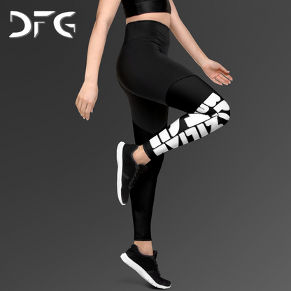 Feminine-Fit Squat-Proof Leggings Jiu-Jitsu White