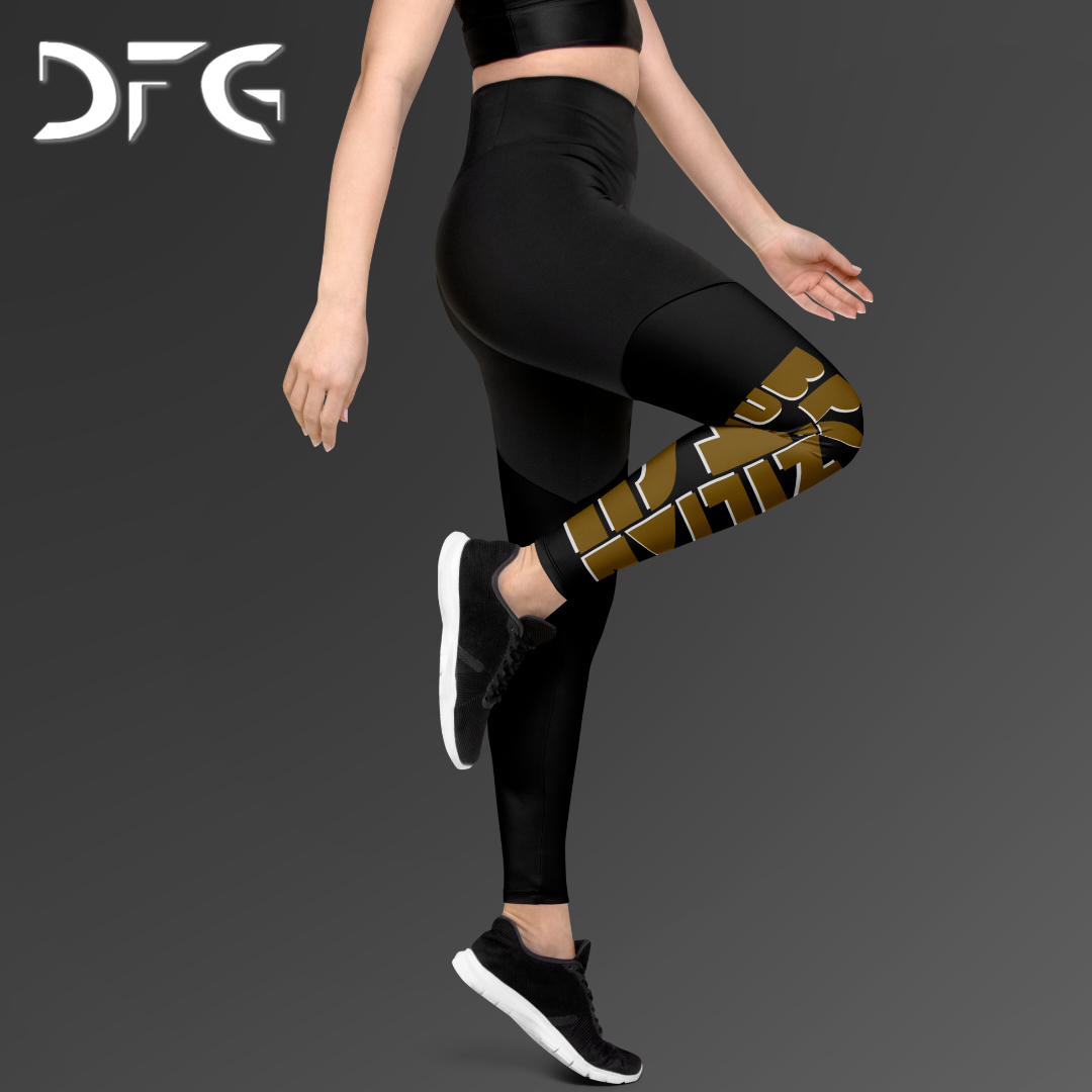 Feminine-Fit Squat-Proof Leggings Jiu-Jitsu Brown