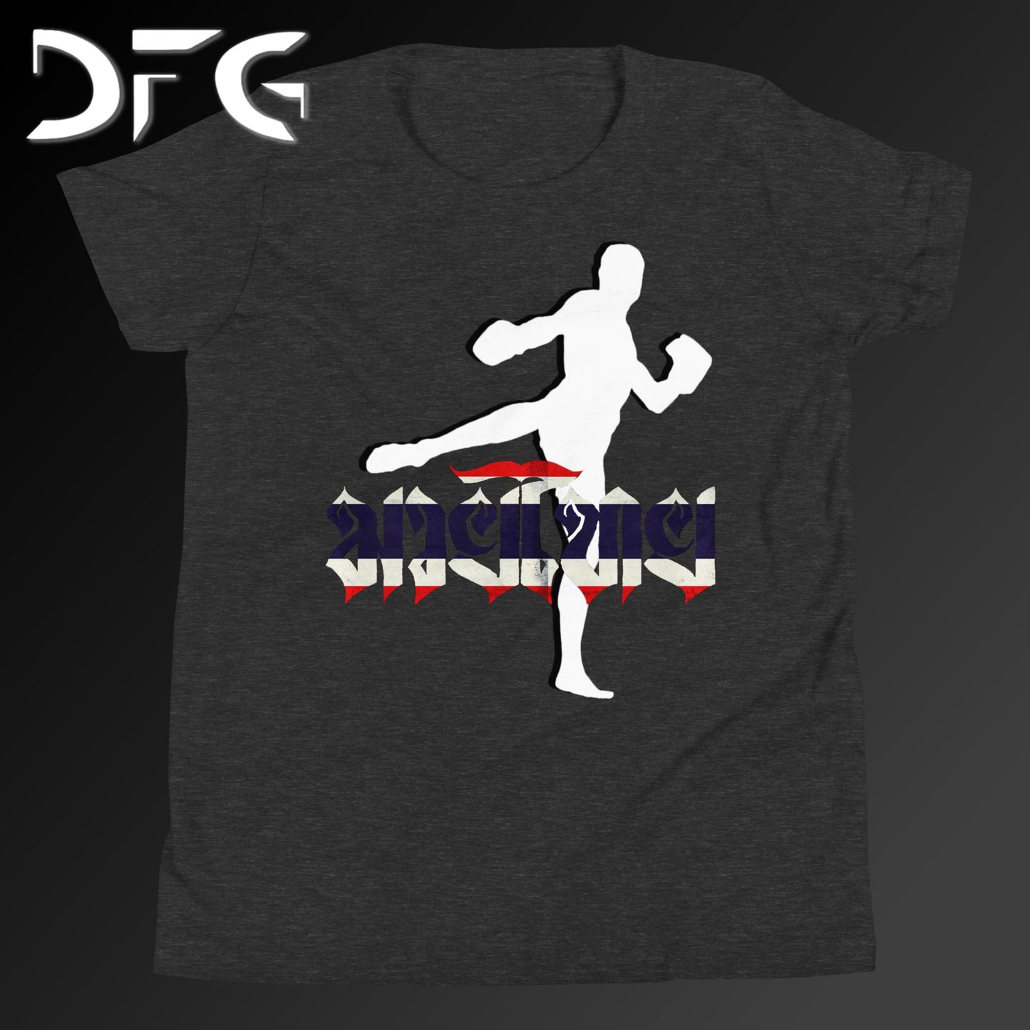 Youth Short-Sleeve T-Shirt Muay Thai Flag
