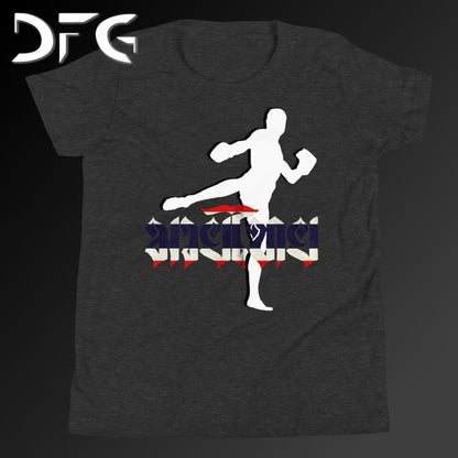 Youth Short-Sleeve T-Shirt Muay Thai Flag