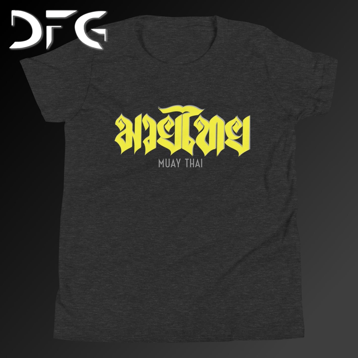 Youth Short-Sleeve T-Shirt Muay Thai Yellow