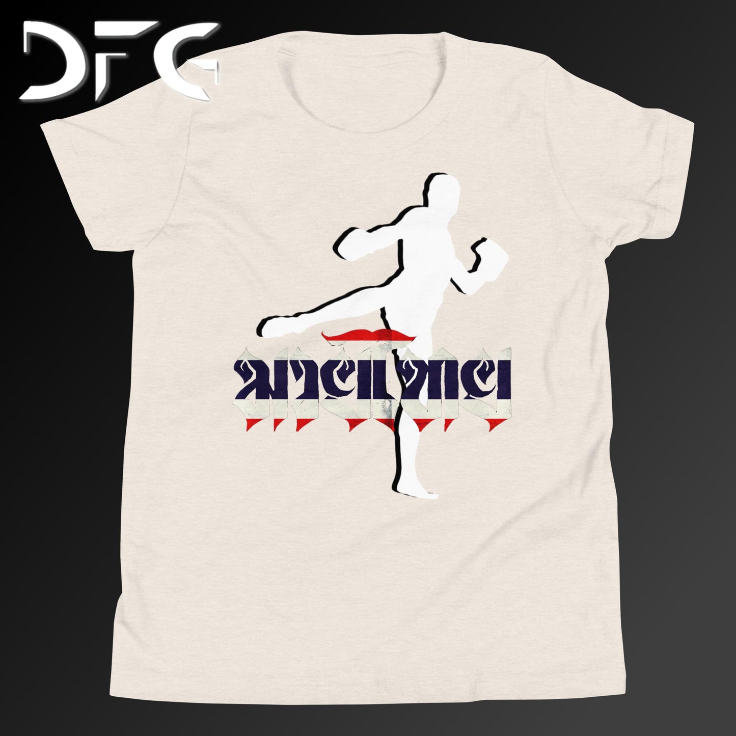 Youth Short-Sleeve T-Shirt Muay Thai Flag