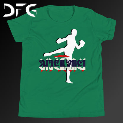 Youth Short-Sleeve T-Shirt Muay Thai Flag