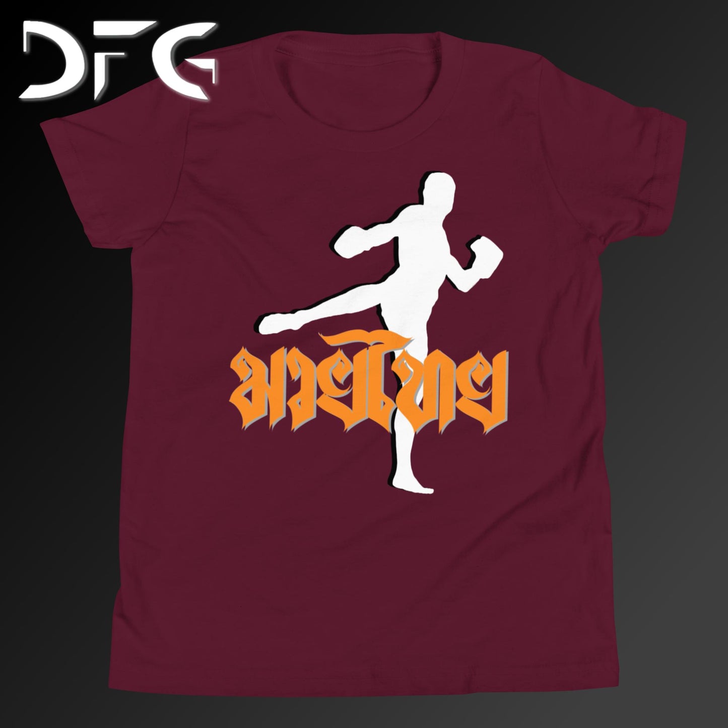 Youth Short-Sleeve T-Shirt Muay Thai Orange
