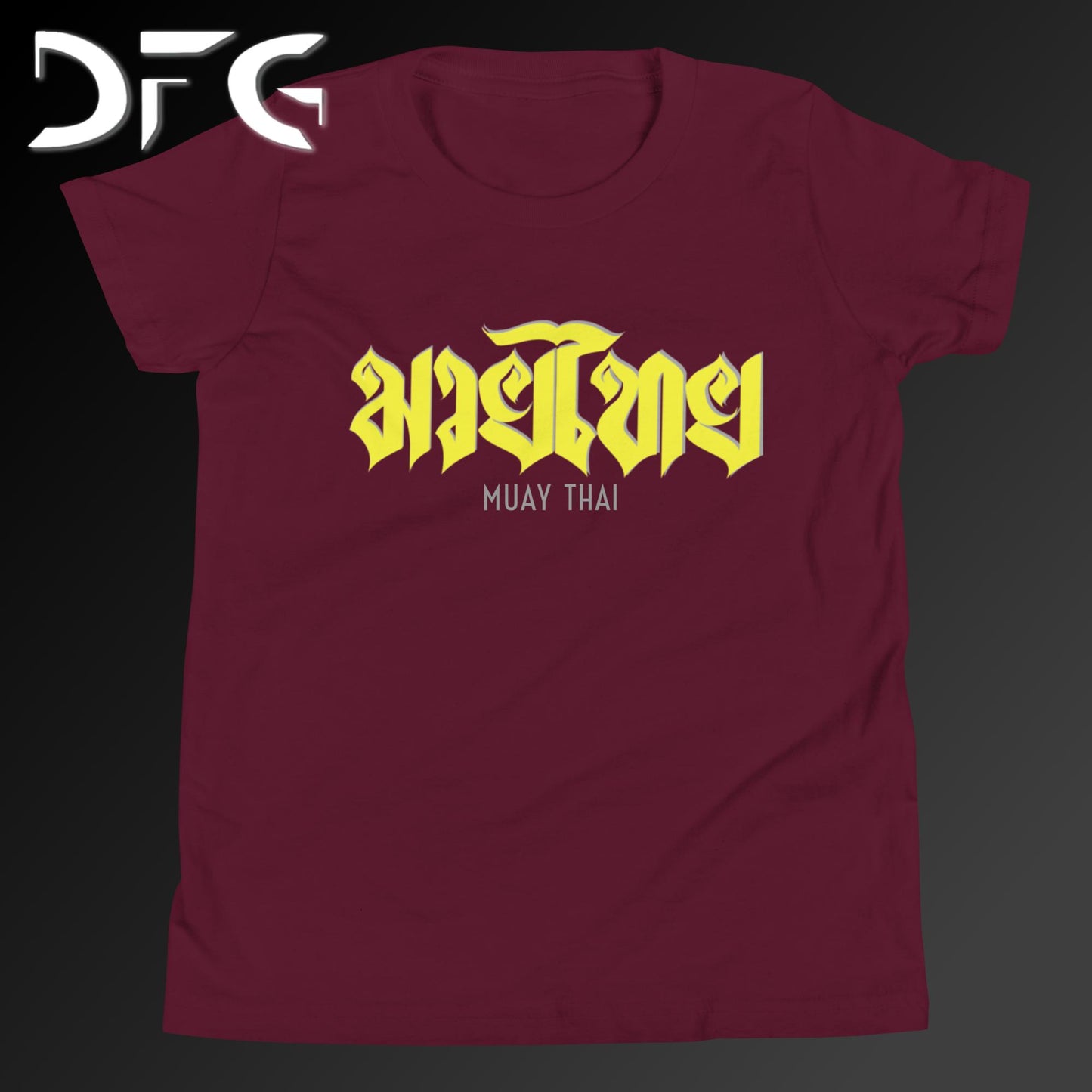 Youth Short-Sleeve T-Shirt Muay Thai Yellow