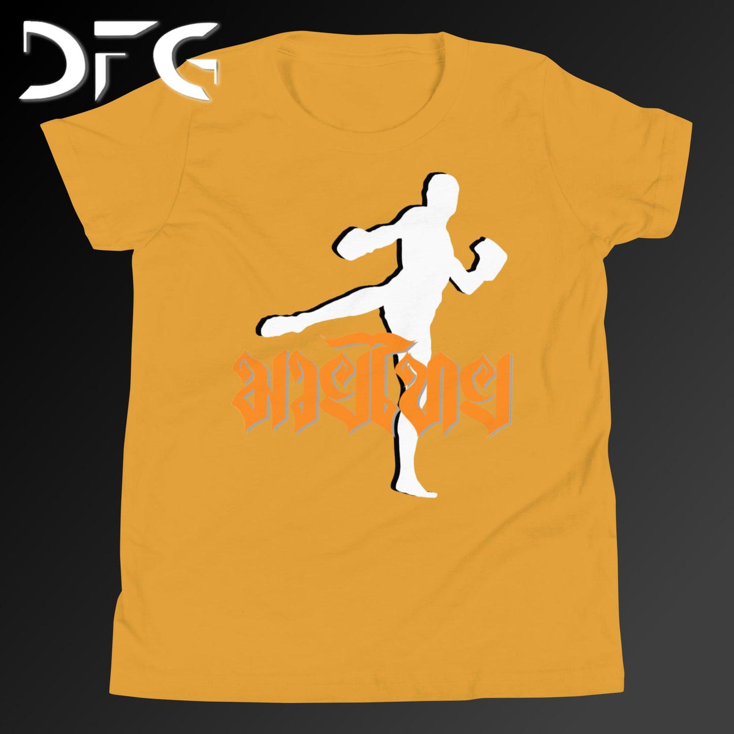 Youth Short-Sleeve T-Shirt Muay Thai Orange