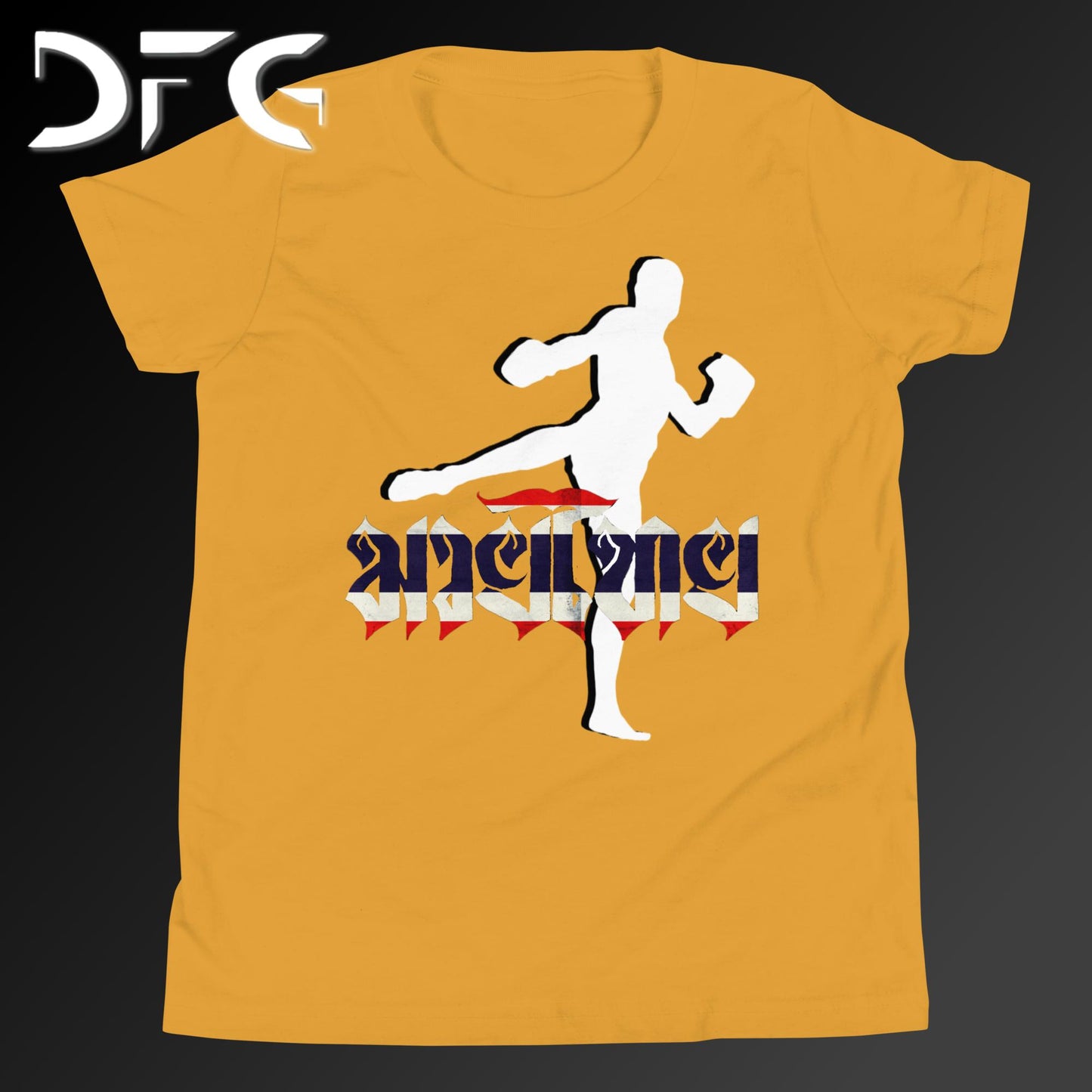 Youth Short-Sleeve T-Shirt Muay Thai Flag