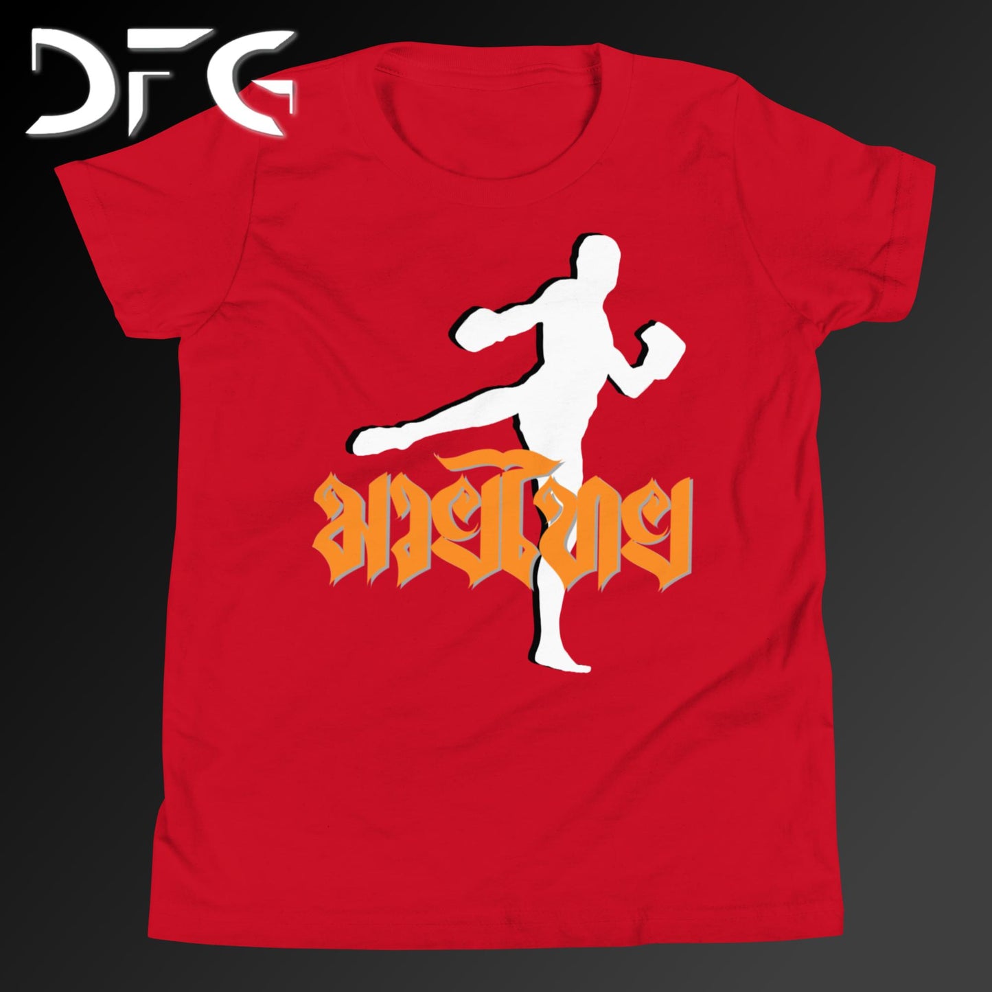 Youth Short-Sleeve T-Shirt Muay Thai Orange