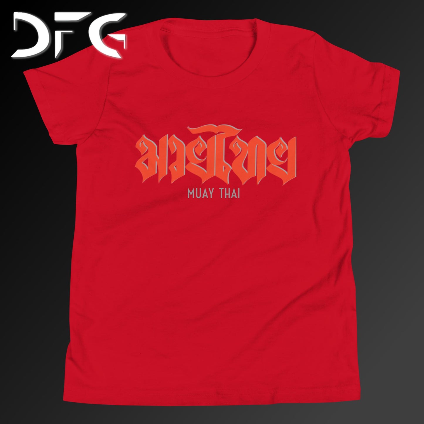 Youth Short-Sleeve T-Shirt Muay Thai Red