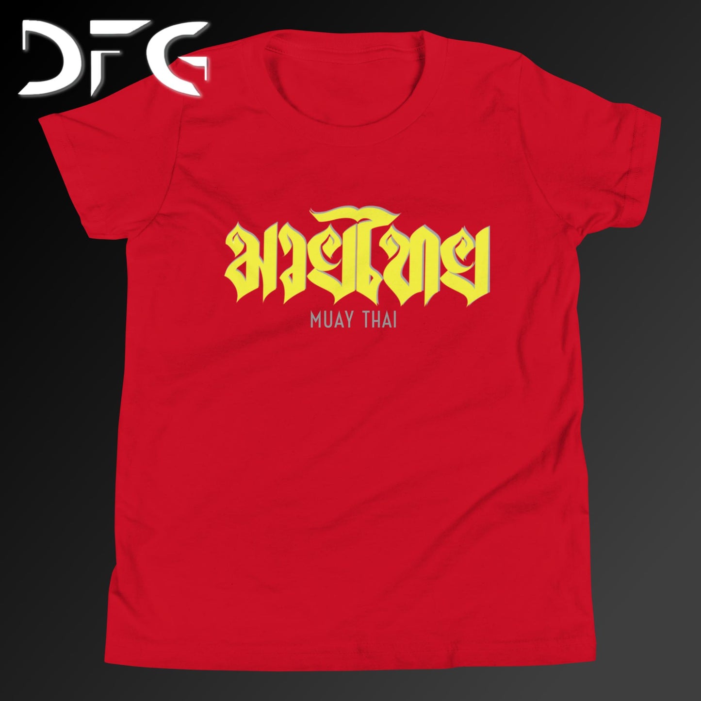 Youth Short-Sleeve T-Shirt Muay Thai Yellow