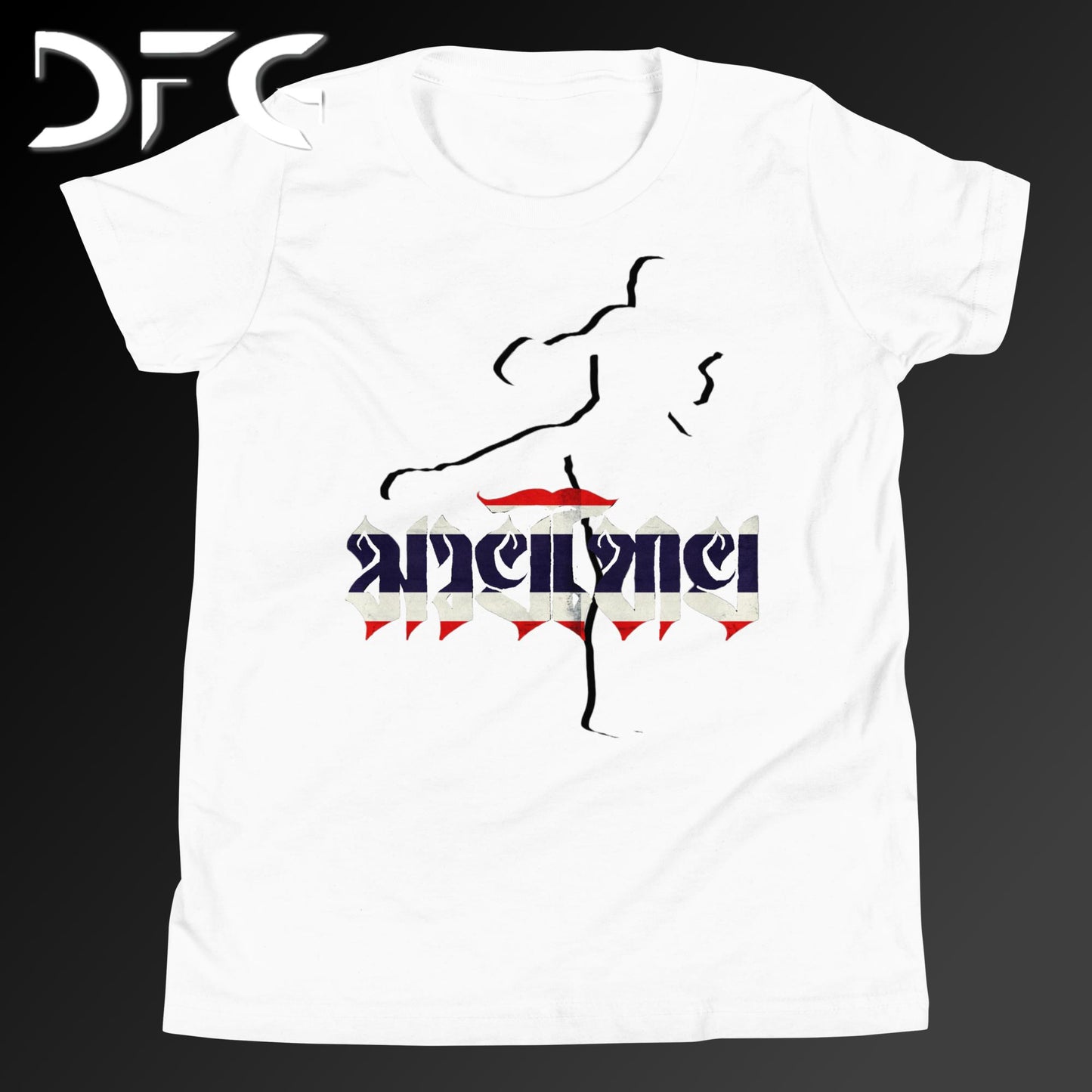 Youth Short-Sleeve T-Shirt Muay Thai Flag